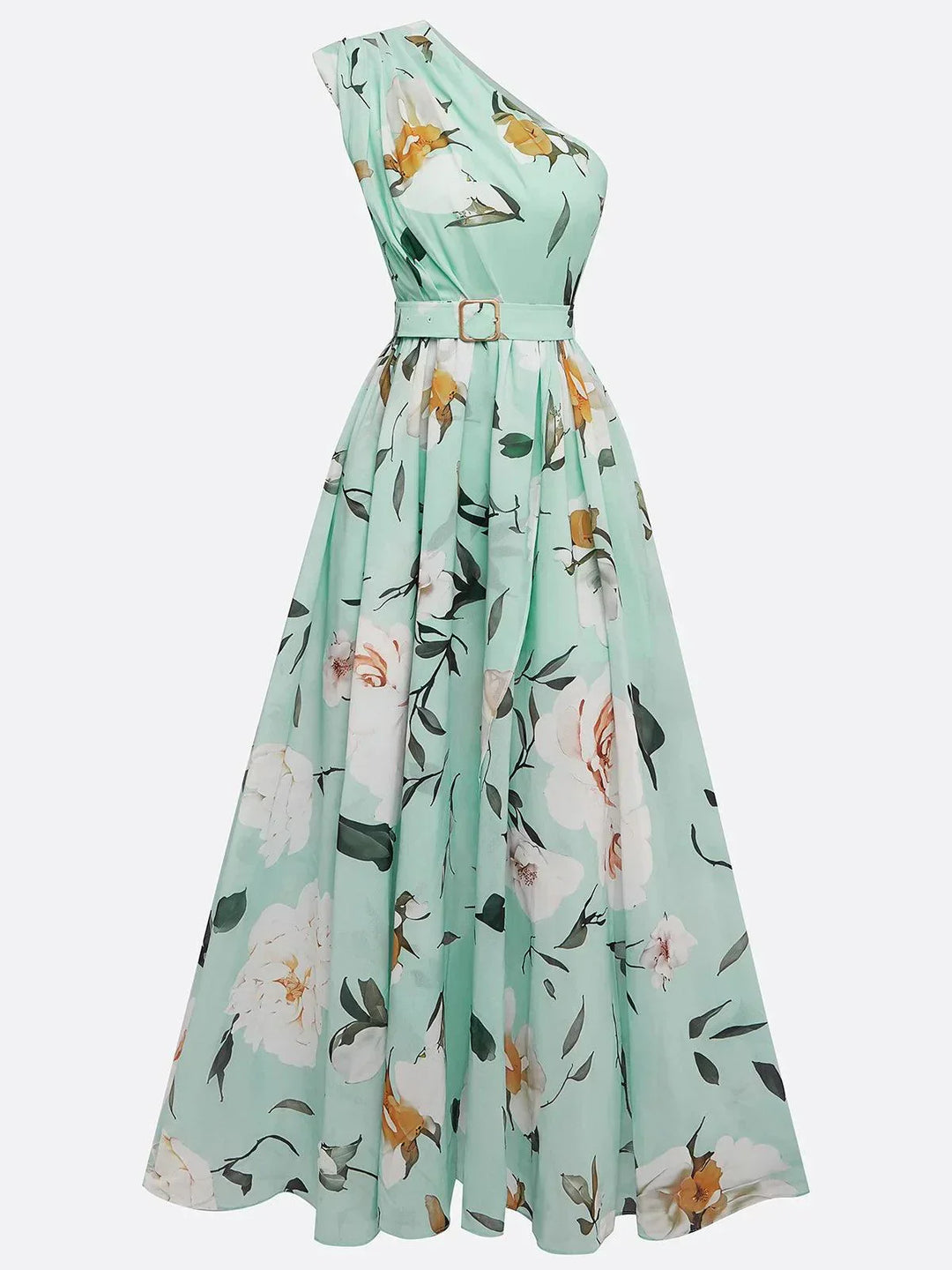 Julie | Abito Maxi Monospalla Verde
