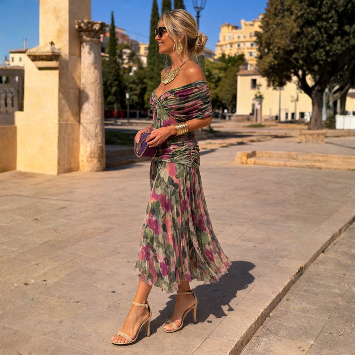 Rossana | Abito Maxi Spalle Nude