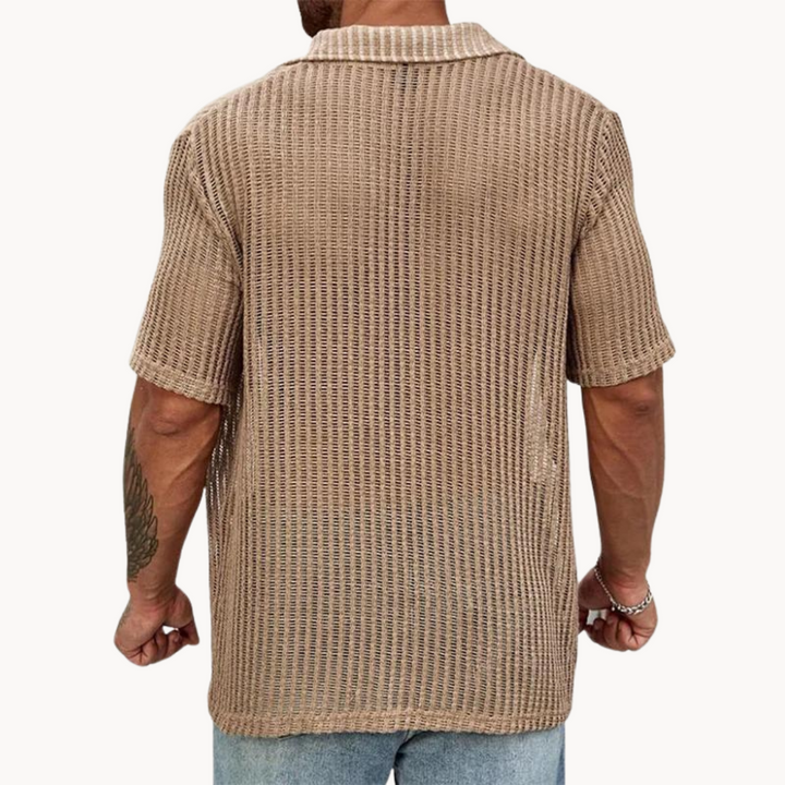Rodrigo | Short Sleeve Cut-Out Shirt