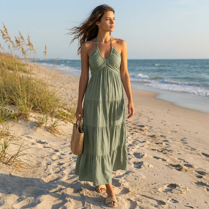 Julia | Abito Halter Maxi