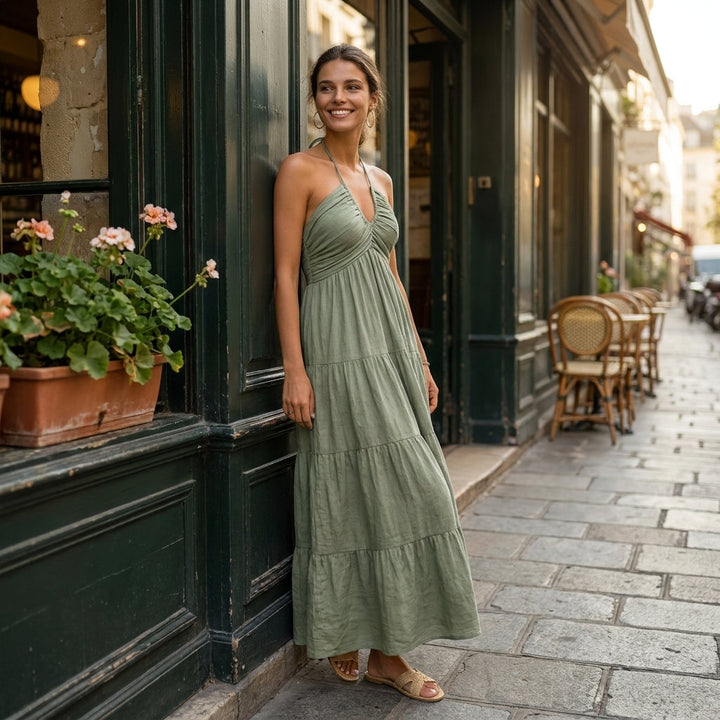 Julia | Abito Halter Maxi