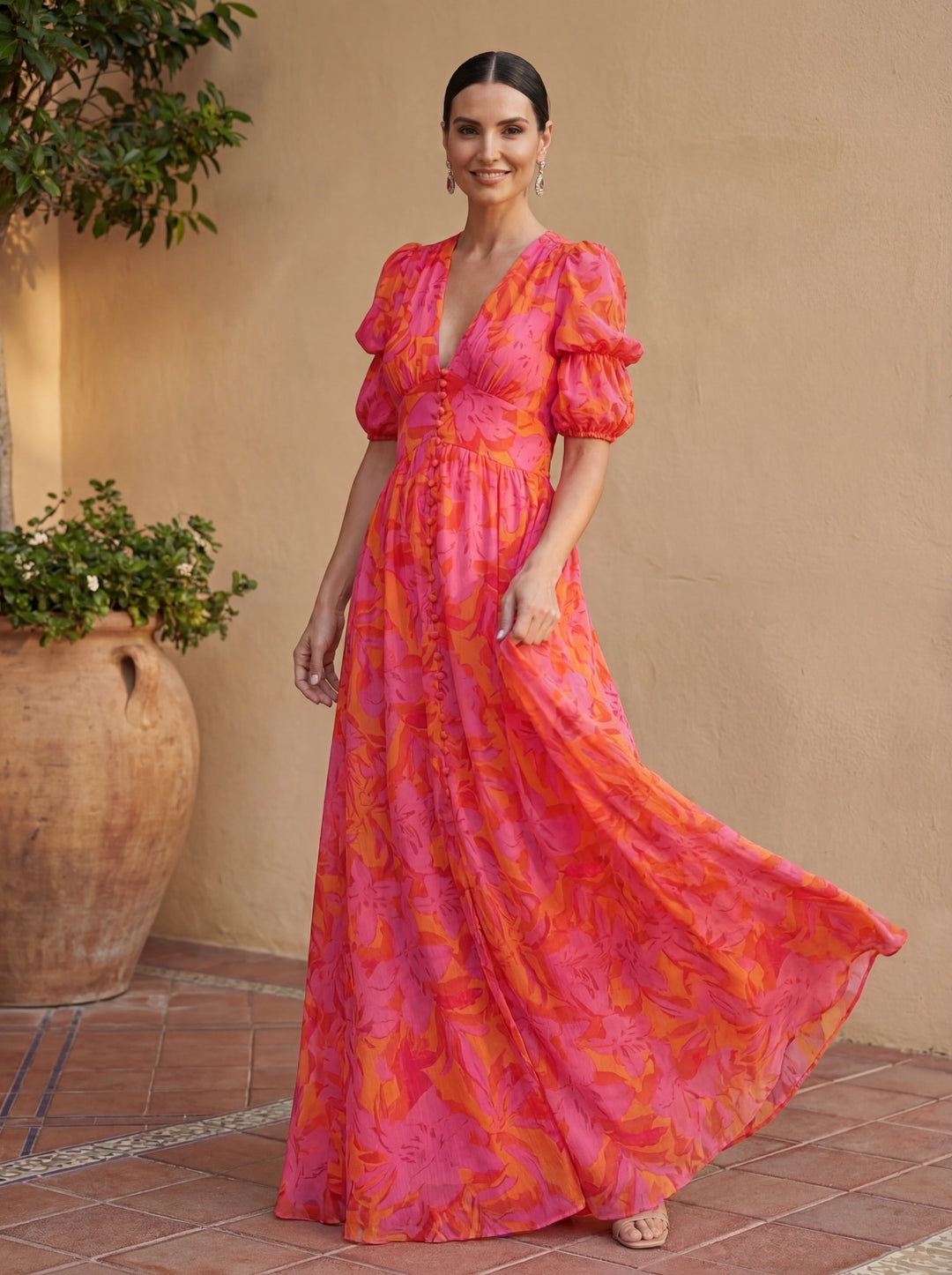 Olvera | Abito Maxi Chic
