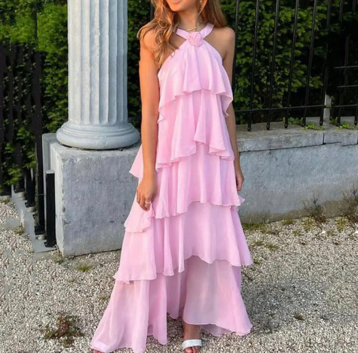 Rouches | Abito Maxi Americano