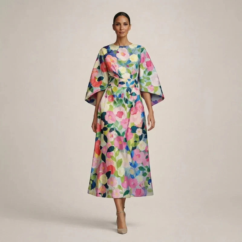 Valentina™ | Abito Midi Floreale