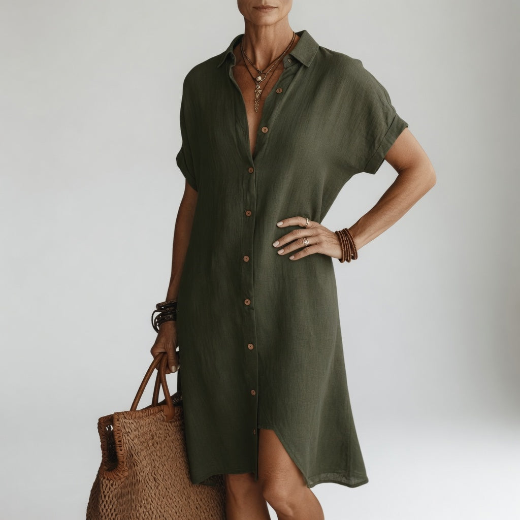 Evanelie | Abito Camicia Midi