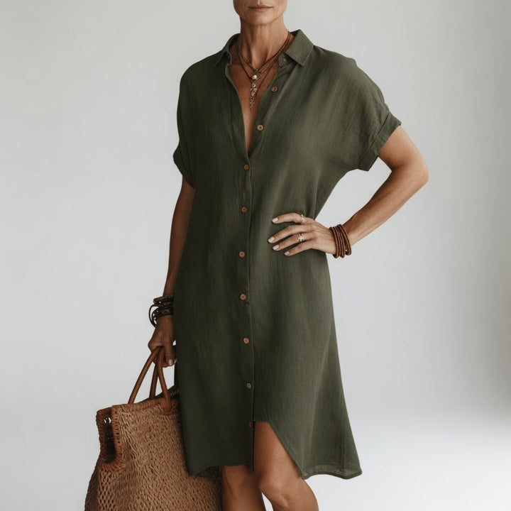 Evanelie | Abito Camicia Midi