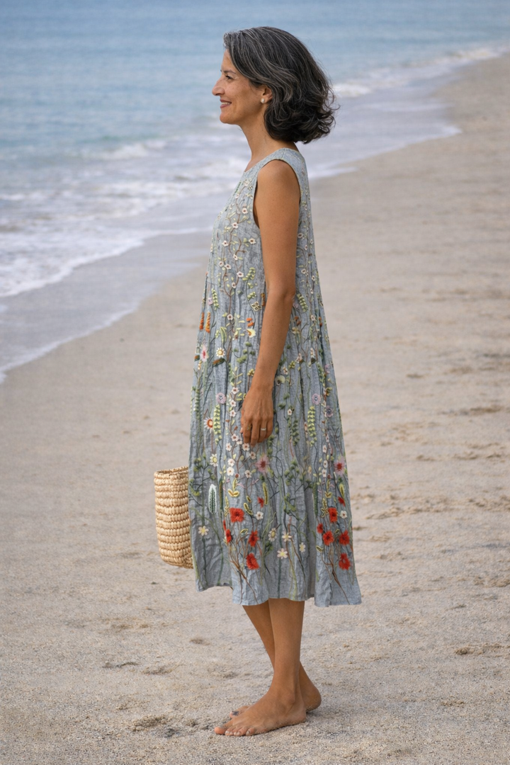 Cara | Abito Midi Floreale