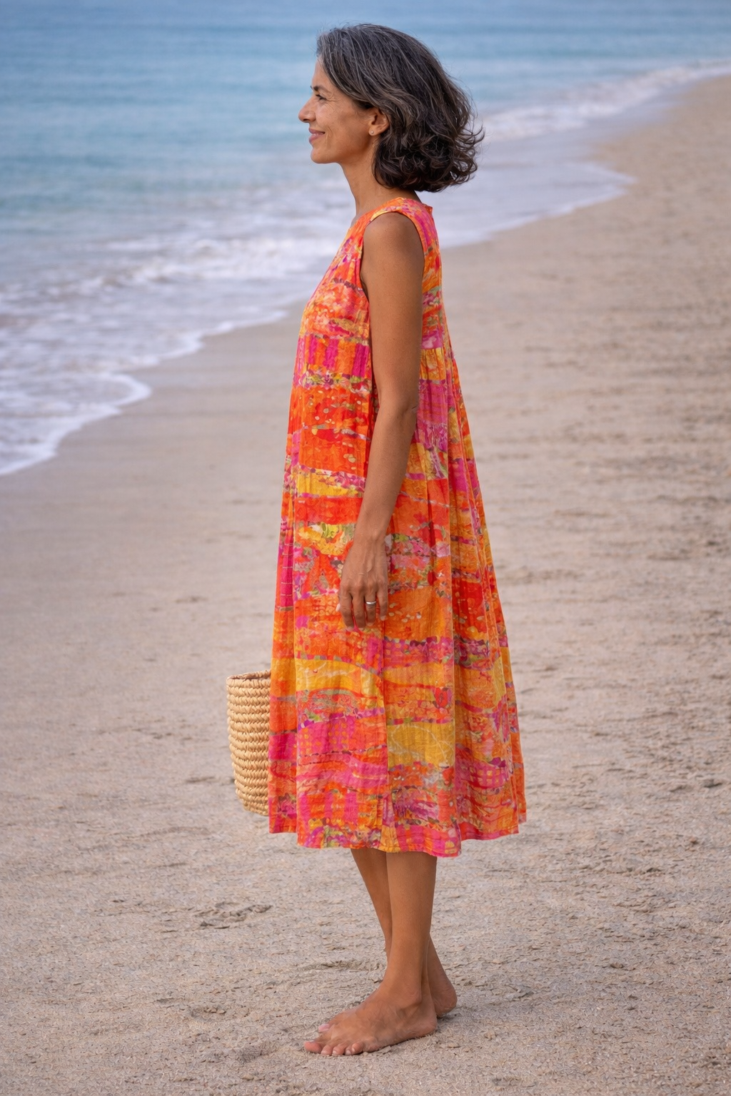 Flora | Abito Midi Sunset