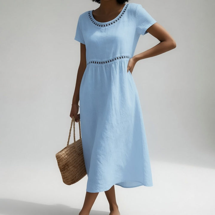 Pernelle™ | Midi Abito Ricamato Elegante