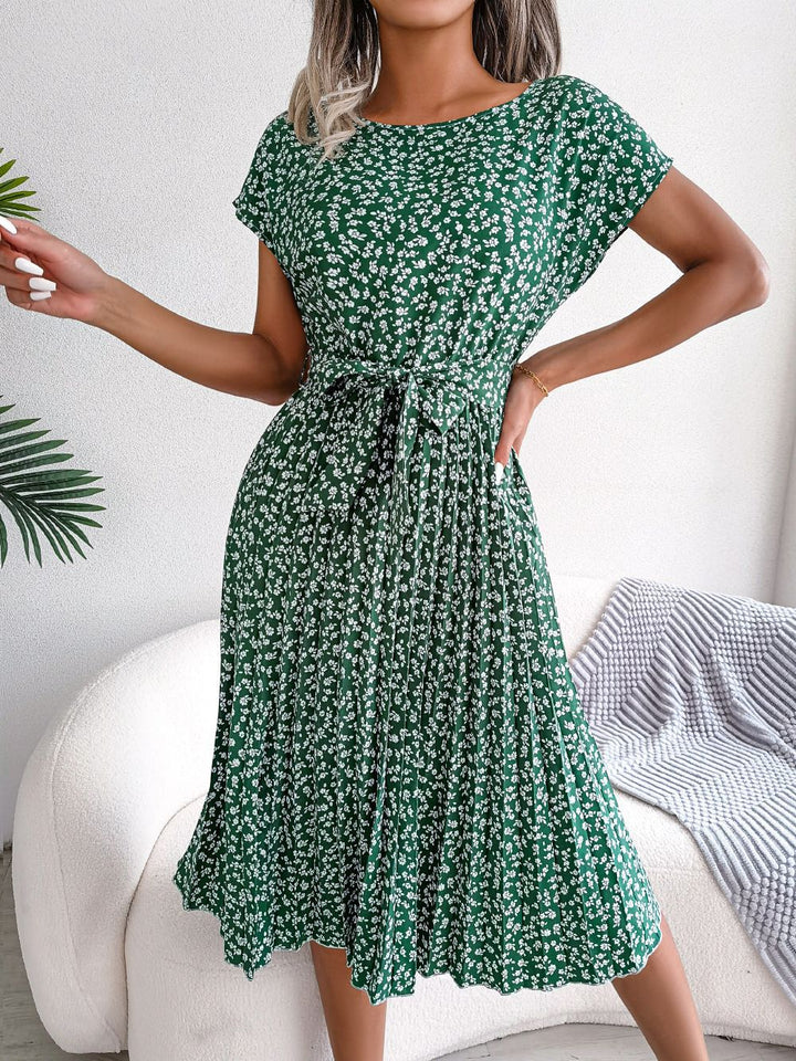 Taryn™  | Leggero Abito Vintage con Motivo Floreale