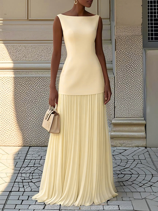 Serena | Abito Lungo Plissettato