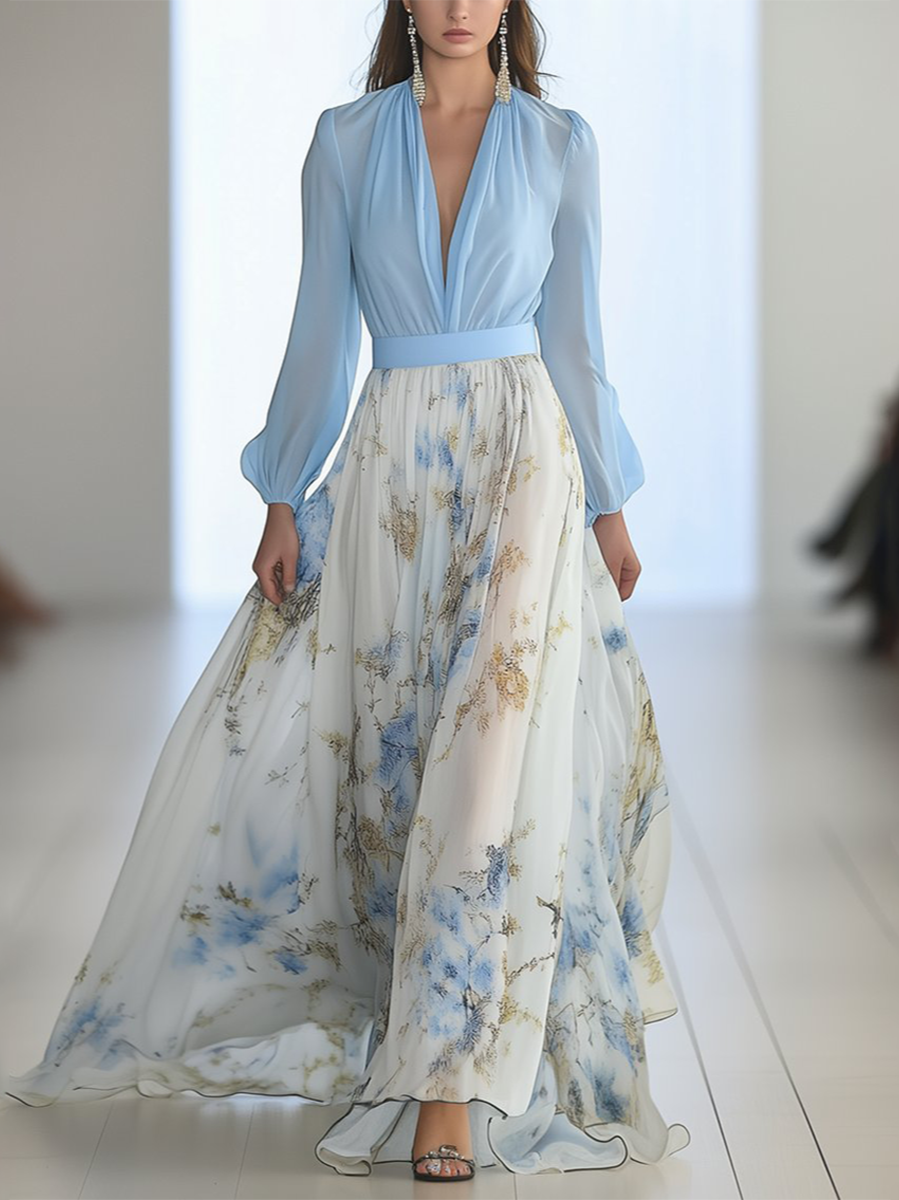 Penelope | Abito Lungo Floreale