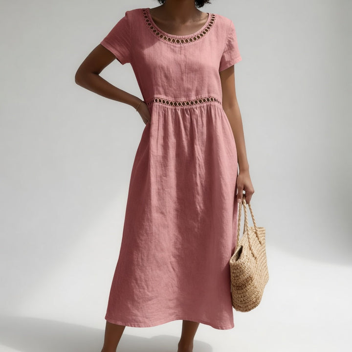 Pernelle™ | Midi Abito Ricamato Elegante