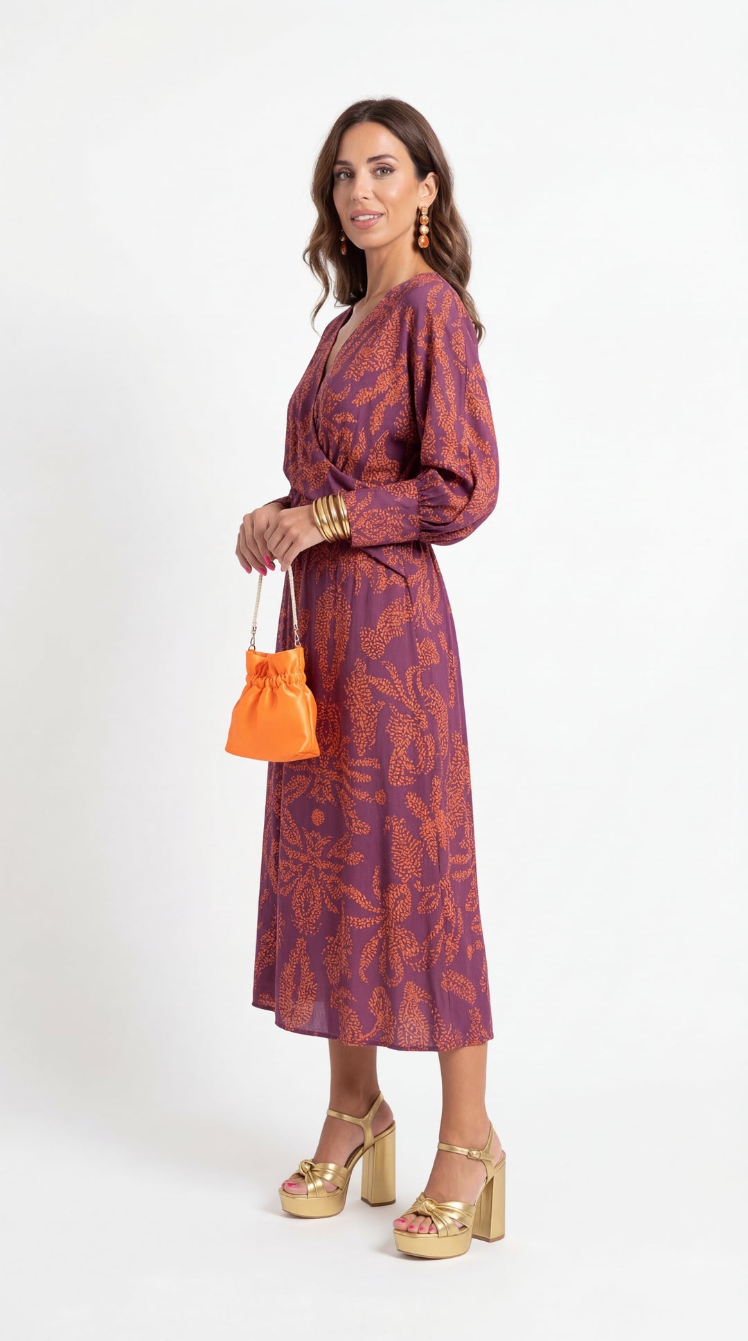 Isadora | Abito Midi Elegante Classico