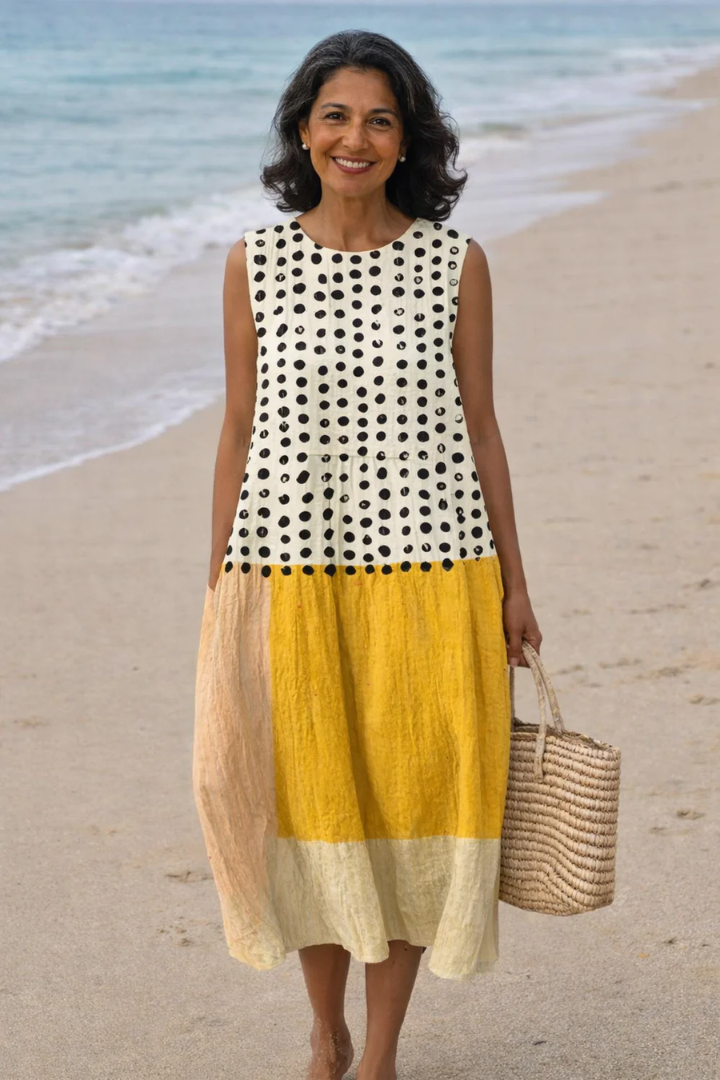 Maya | Abito Midi A Righe