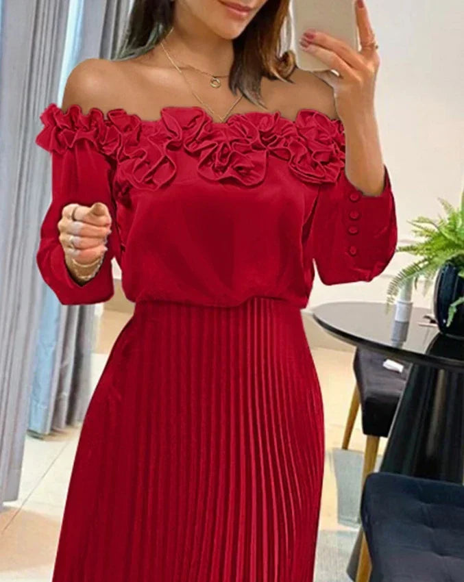 Ava™ | Abito Maxy Senza Spalline Elegante