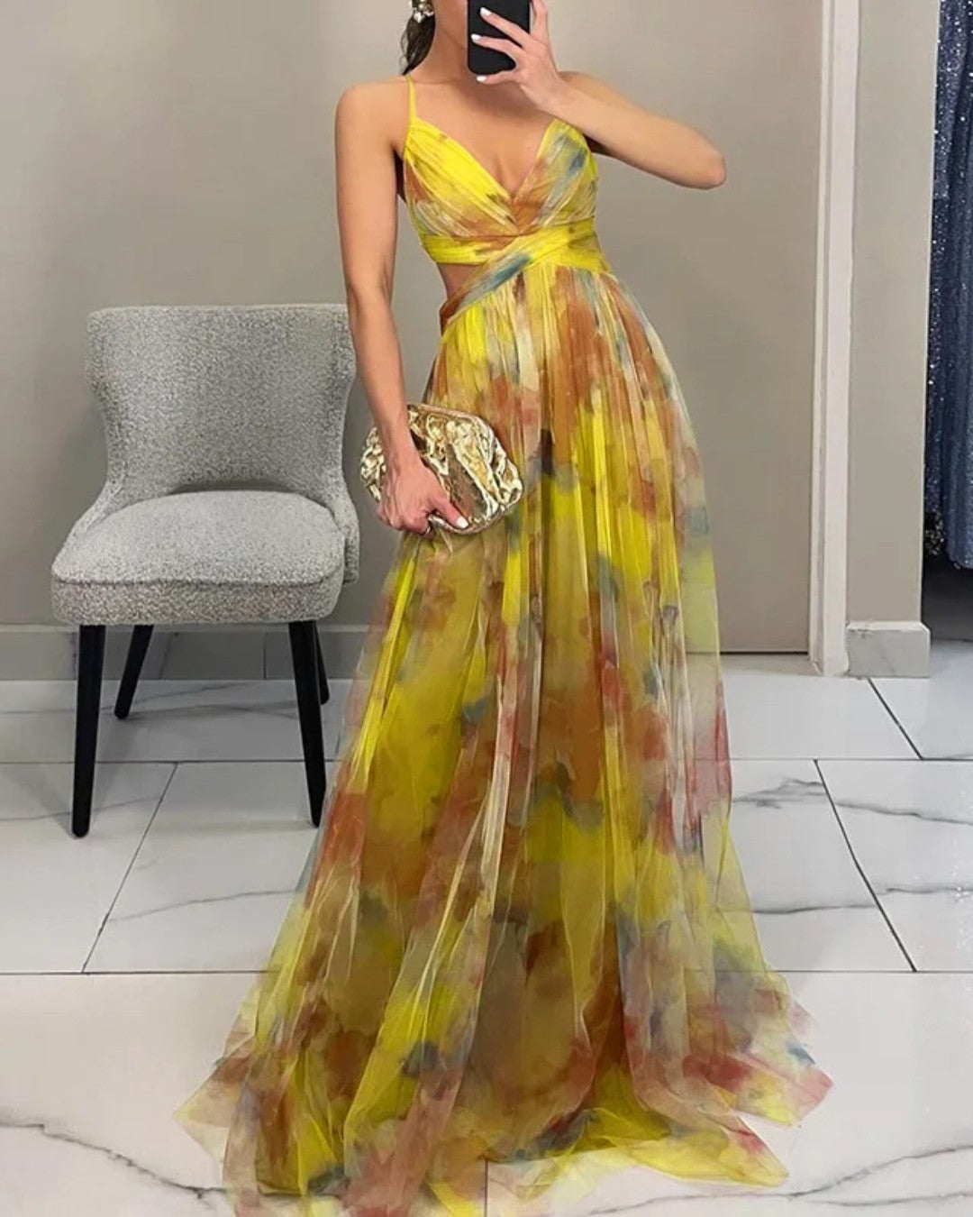 Marbella | Abito Maxi Spalline