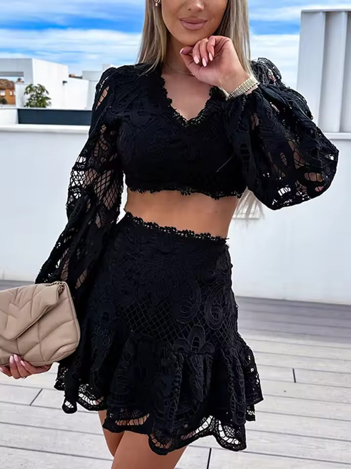 Jess - Completo Elegante in Pizzo