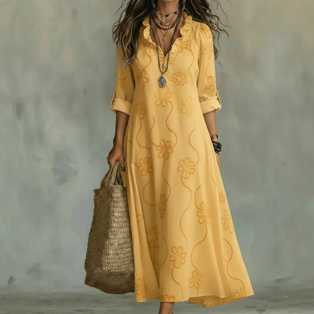 Sienna | Vestito Estivo Lungo con Fiori