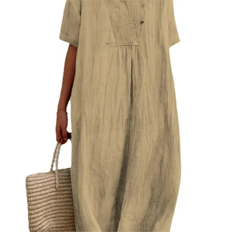 Silvana™ | Abito Maxi Testurizzato