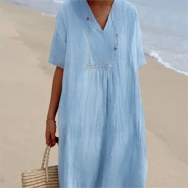 Silvana™ | Abito Maxi Testurizzato