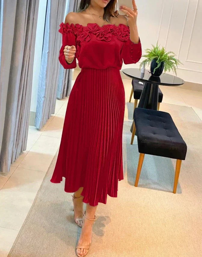 Ava™ | Abito Maxy Senza Spalline Elegante
