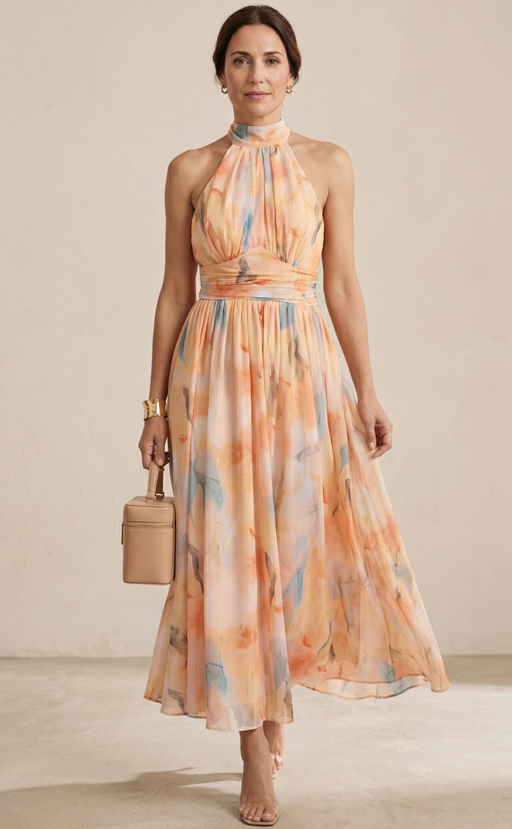 Esther | Abito Halter Acquerello