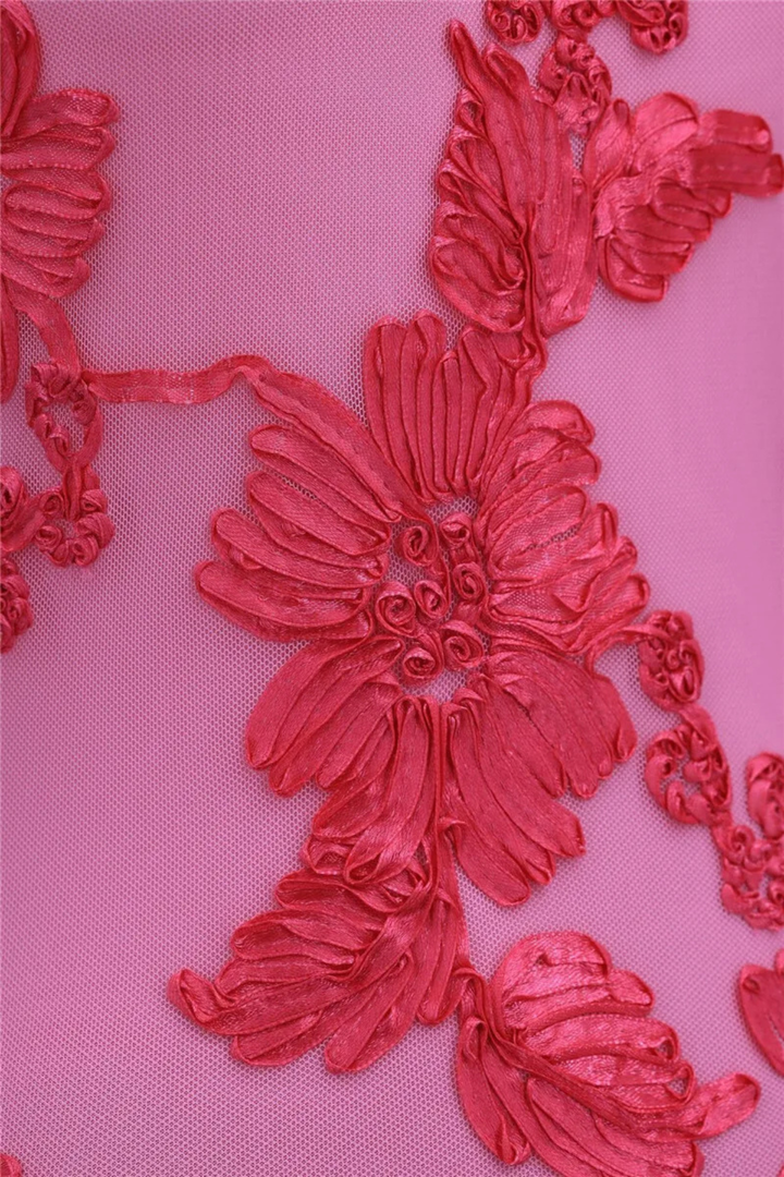 Amara | Elegante Maxi Abito Rosa