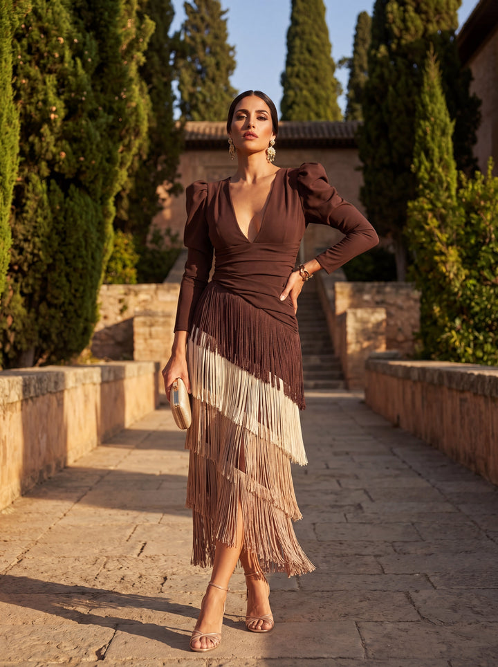 Frange | Vestito Circolare