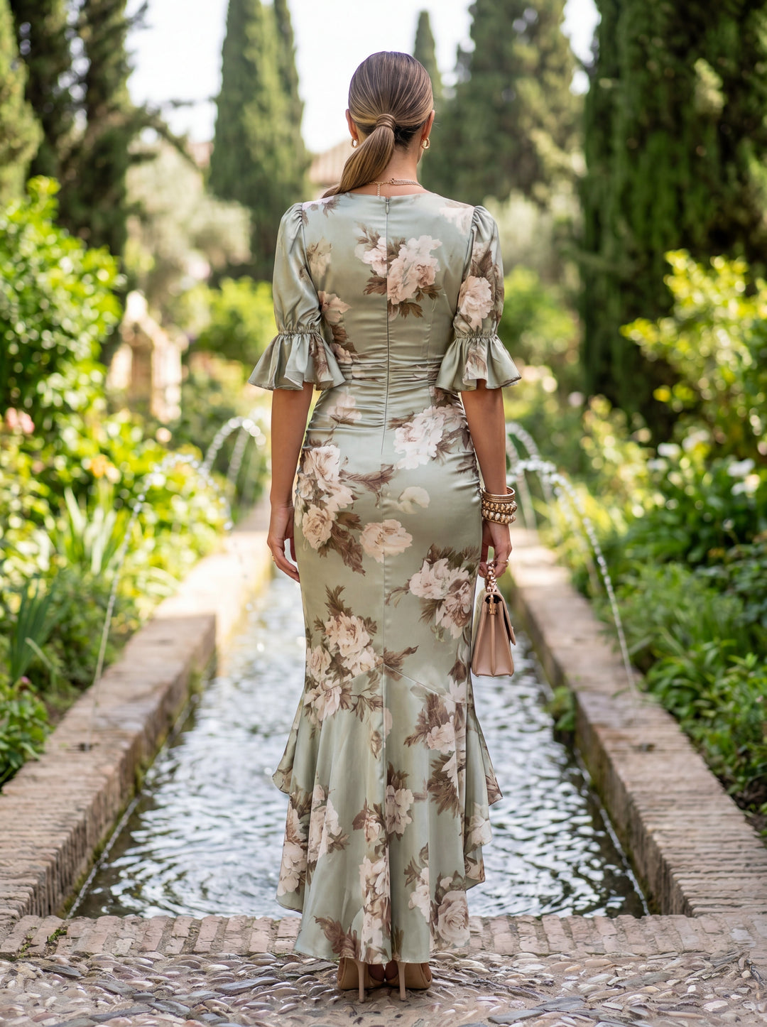 Ana | Abito Raso Verde