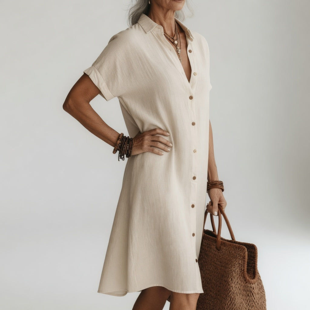 Evanelie | Abito Camicia Midi