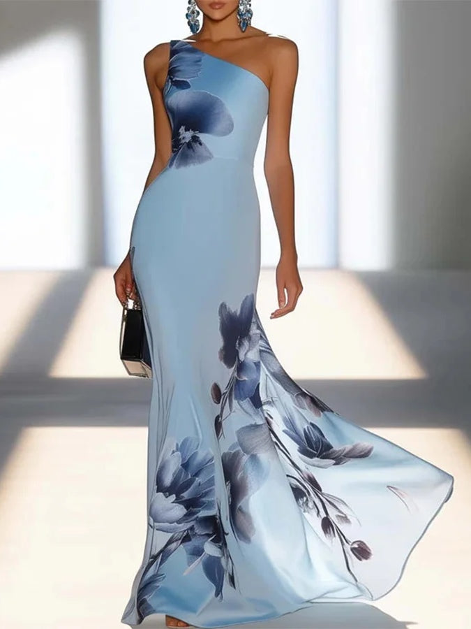 Victoria | Abito Maxi Satinato