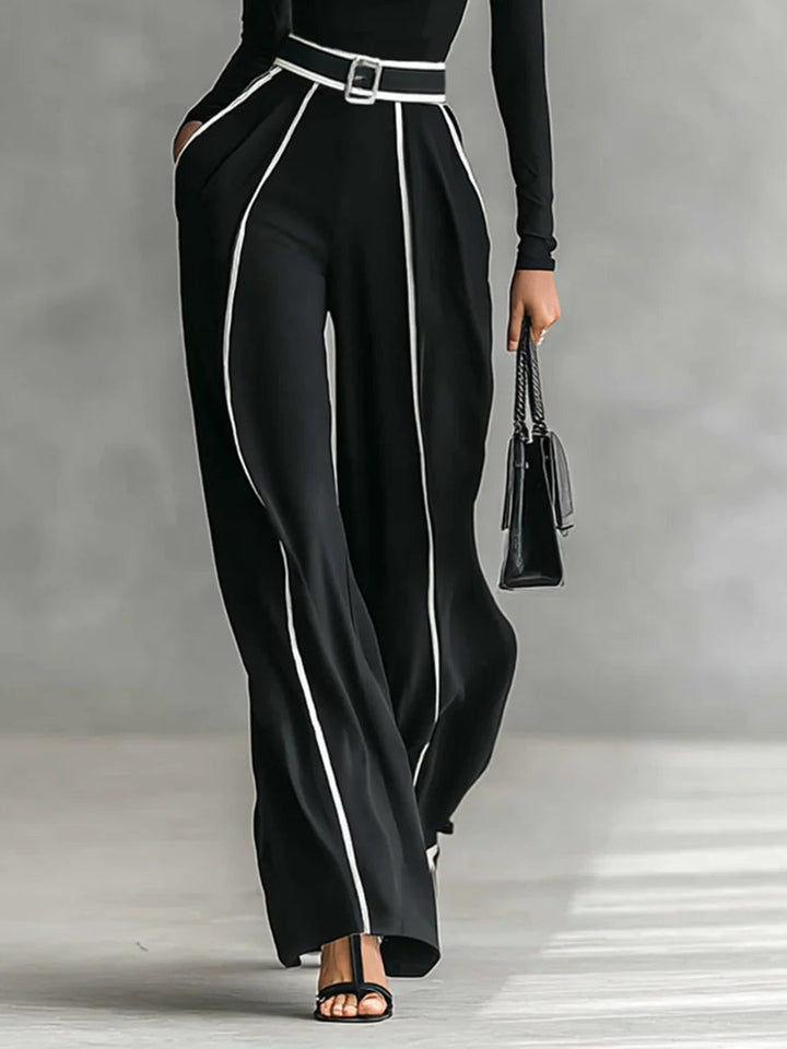 Vera™ | Completo Chic con Dettaglio a Contrasto