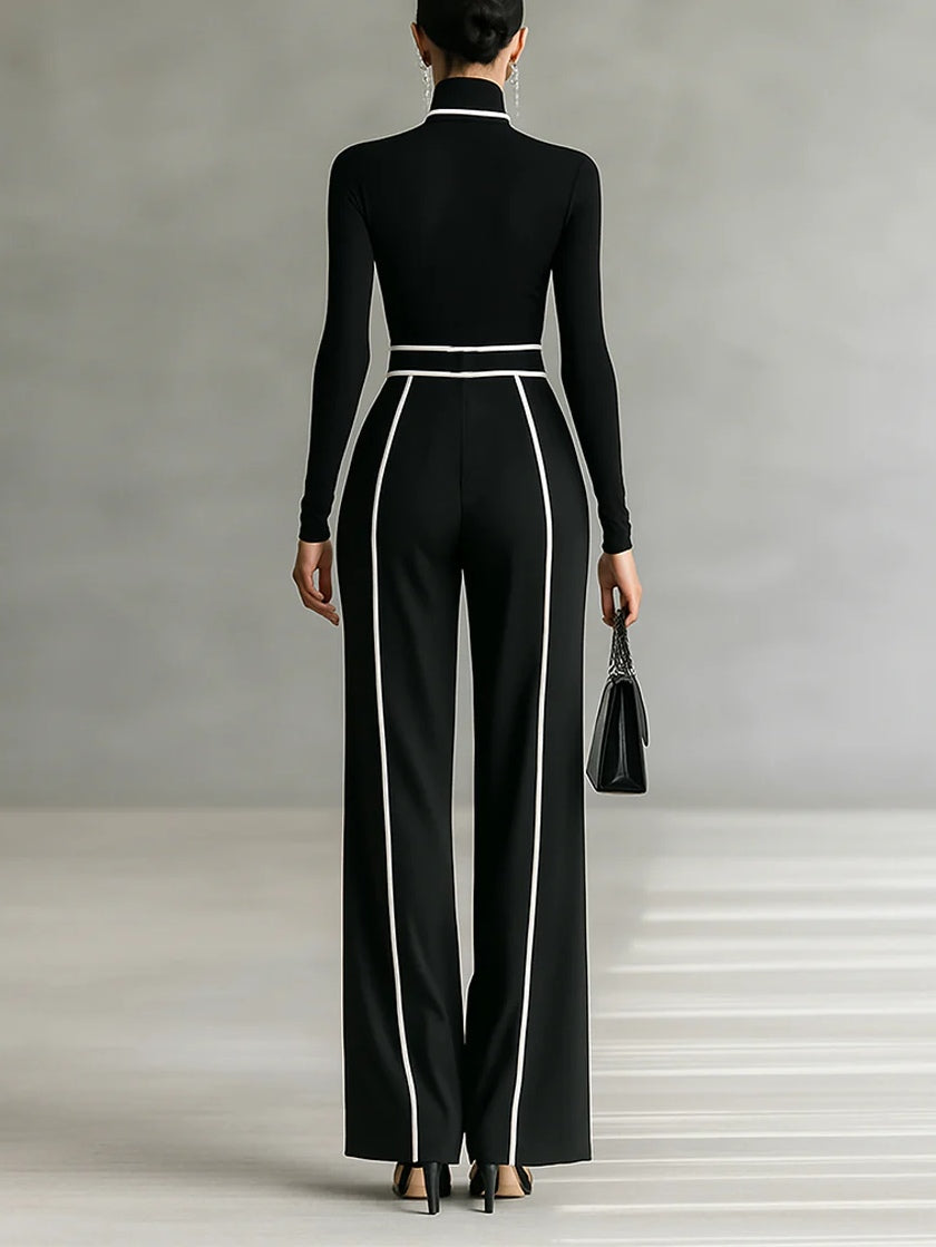 Vera™ | Completo Chic con Dettaglio a Contrasto
