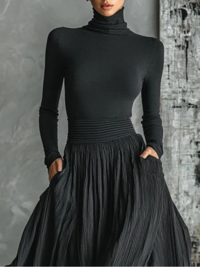 Eva™ | Completo Chic con Gonna Plissettata