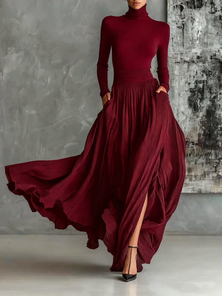 Eva™ | Completo Chic con Gonna Plissettata