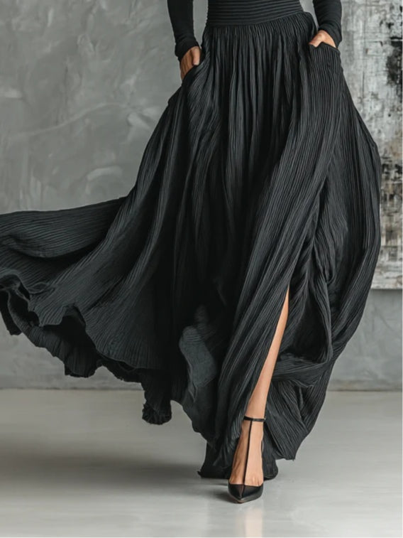 Eva™ | Completo Chic con Gonna Plissettata