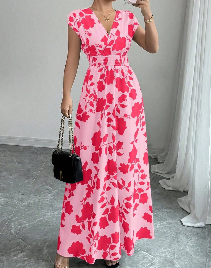 Daniela | Abito Floreale Maxi