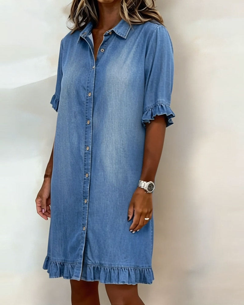 Laura | Vestito in denim comodo