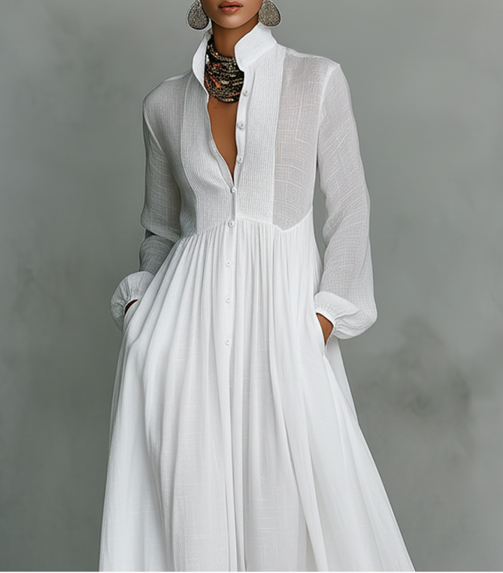 Élisa™ | Maxi Abito Minimalista Elegante