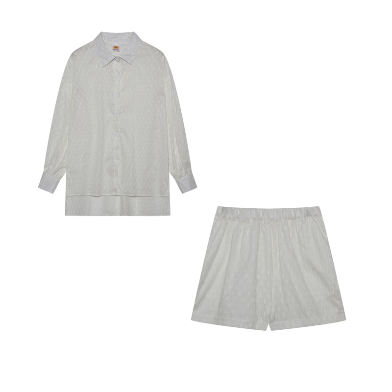 Elizabeth - Completo Camicia e Pantaloni Corti Leggeri