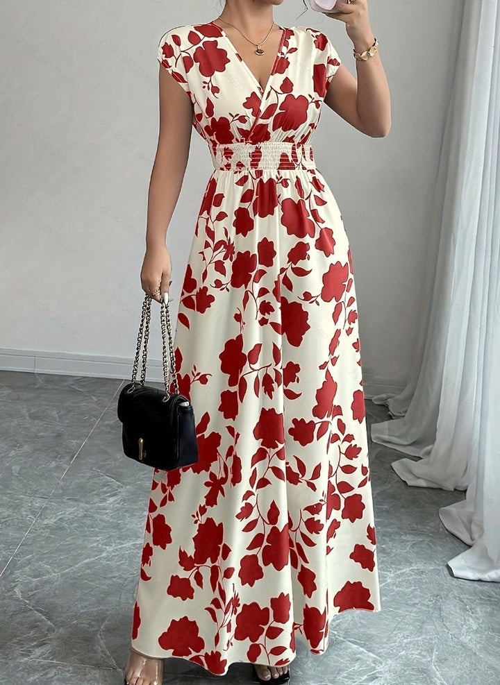Daniela | Abito Floreale Maxi