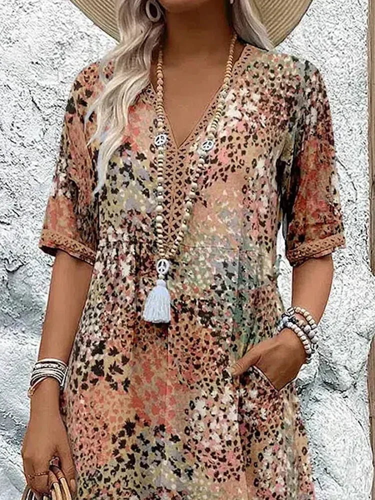 Lina | Vestito Estivo Scollo V