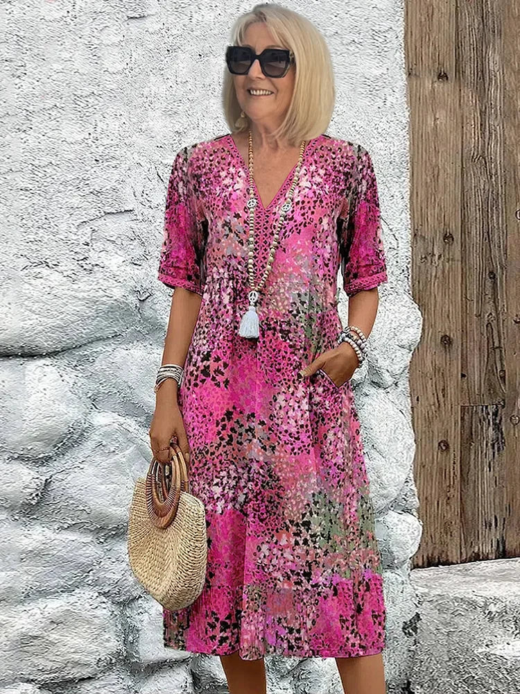 Lina | Vestito Estivo Scollo V