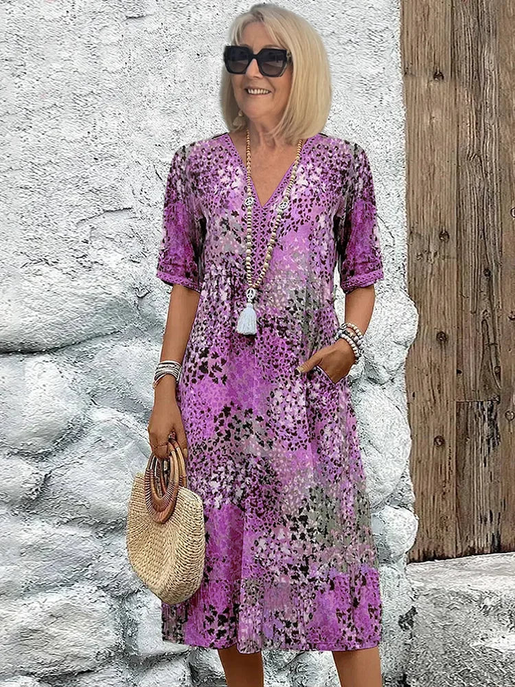 Lina | Vestito Estivo Scollo V