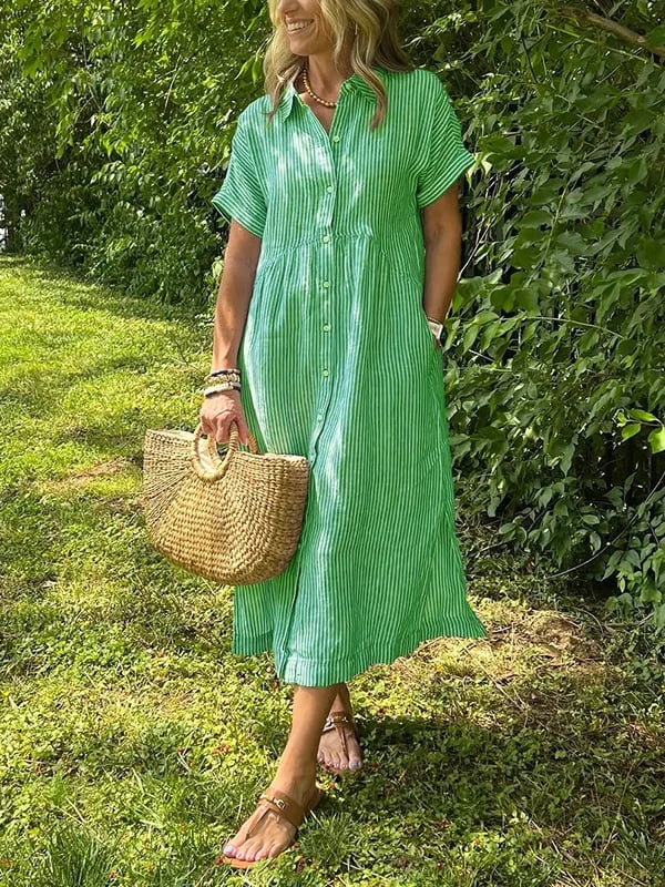Classico | Abito Camicia Righe