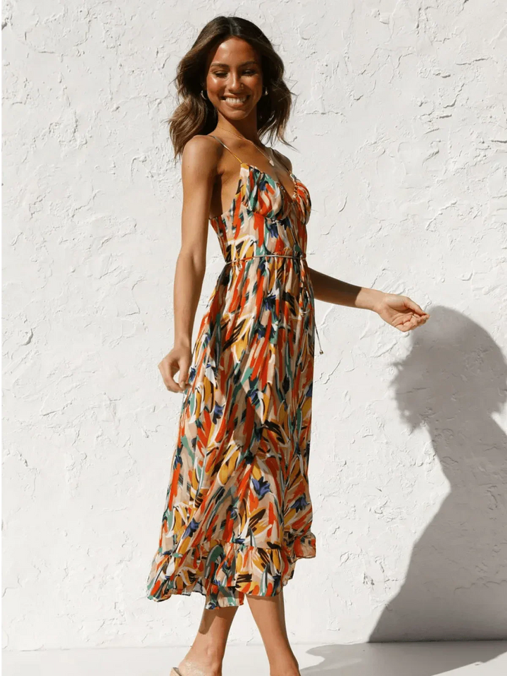 Chiara | Midi Abito Colorato