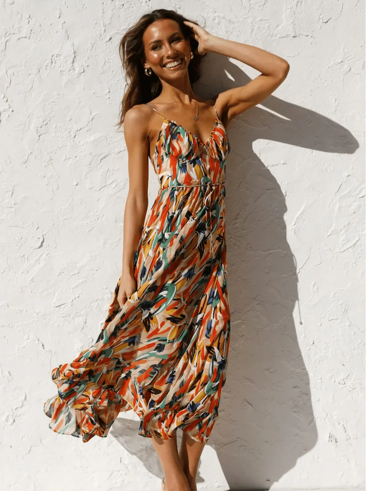 Chiara | Midi Abito Colorato