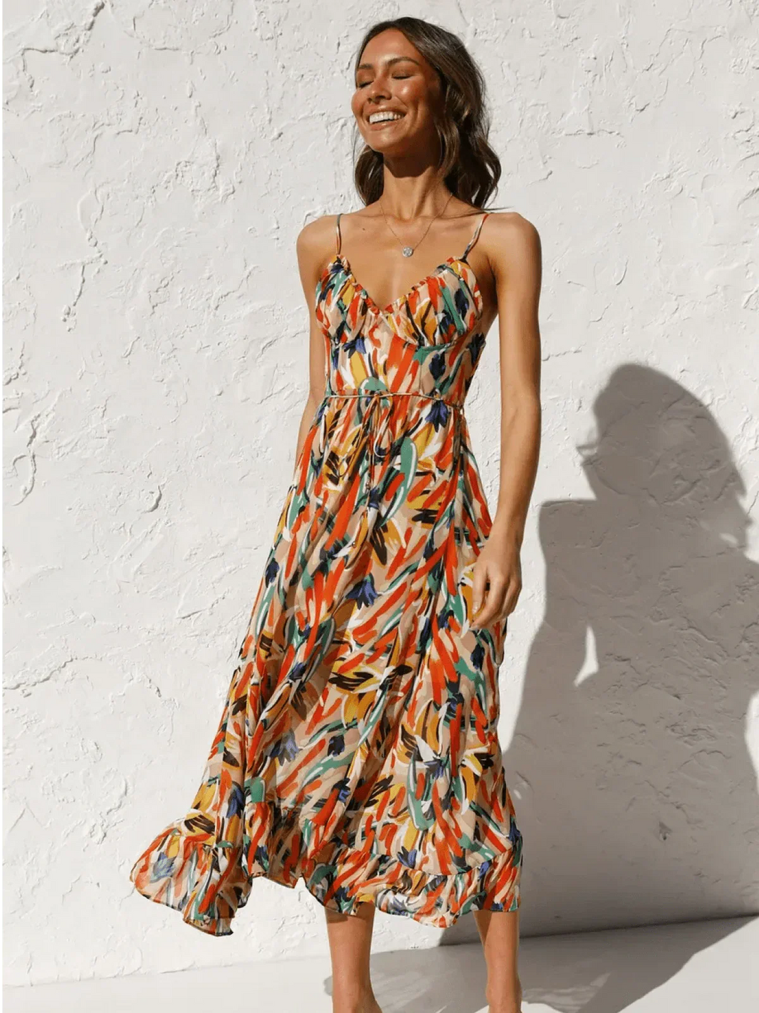 Chiara | Midi Abito Colorato
