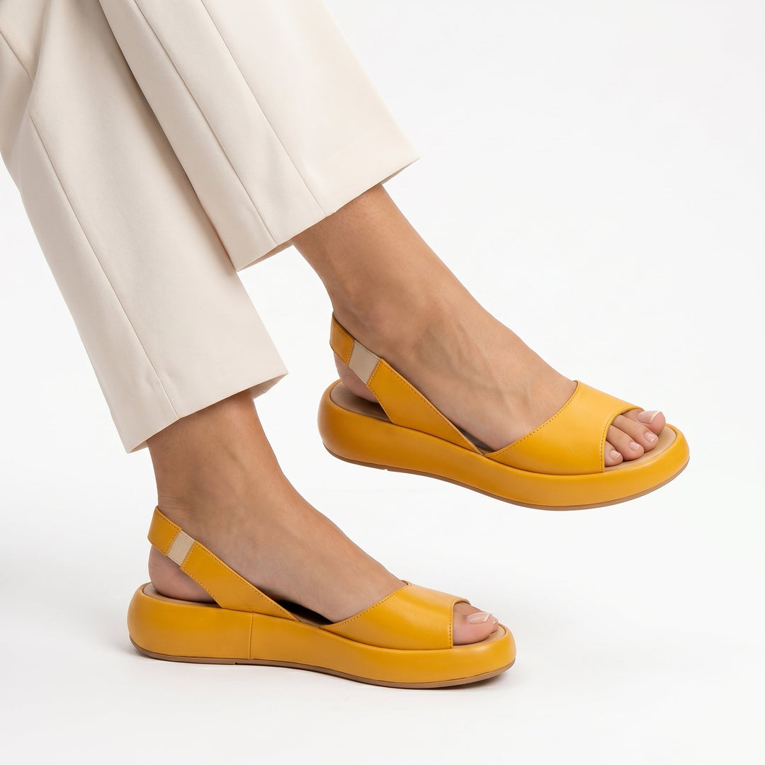 Cláudia | Sandali Piattaforma con Sole Anatomica